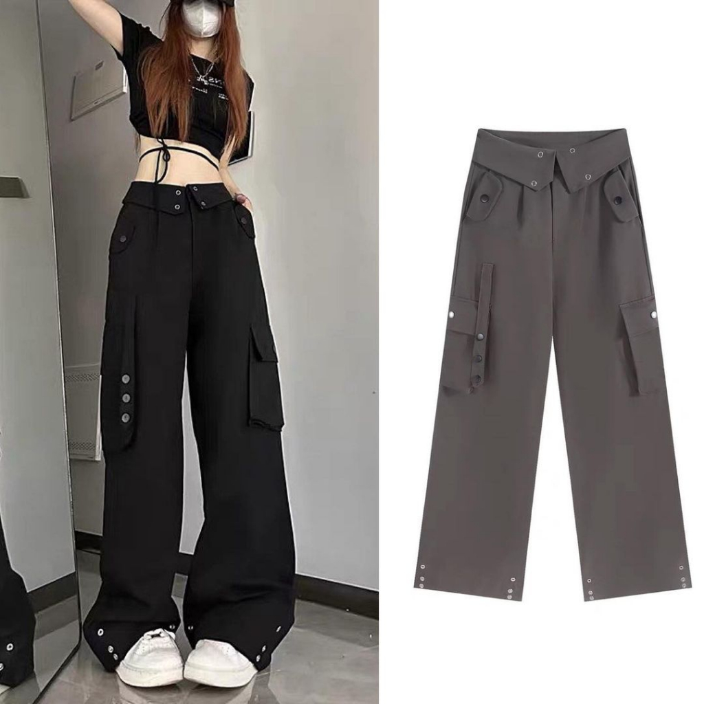 cargo pants women low waist sweatpants streetwear