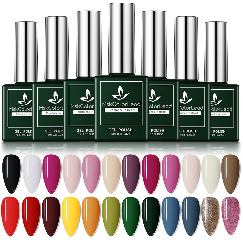 MSK lead kutek uv gel nail polis gel 160 warna part 3 101-130