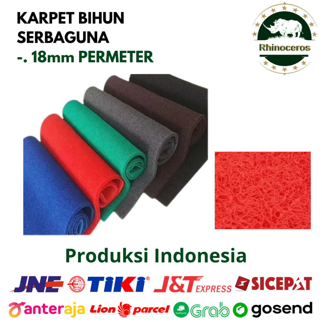 Karpet Keset Bihun Mie Mobil Alas Mobil Meteran Tebal 15MM