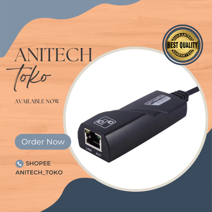[anitech_toko]  USB LAN Gigabit / USB 3.0 to LAN gigabit / USB 3.0 to Ethernet RJ45