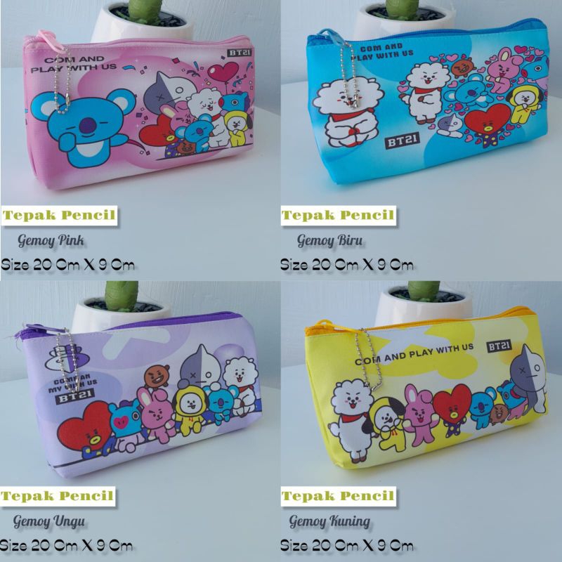 TEMPAT PENCIL/ POUCH MINI MULTIFUNGSI  PRINTING / PENCIL CASE PRINTING