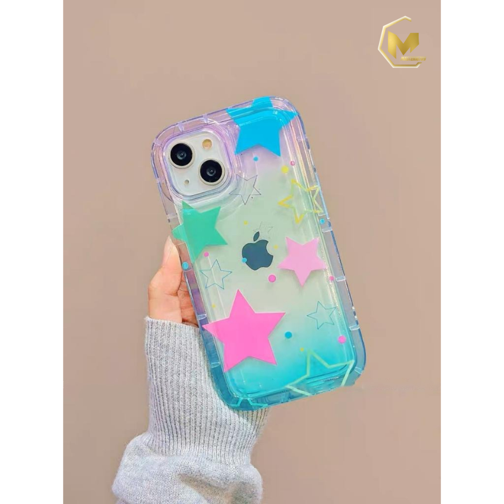 SS835 SOFTCASE SILIKON SHOCKPROOF AIR BAG STAR COLORFULL FOR INFINIX SMART 5 6 PLUS HOT 9 10 11 2022 11S 12I 12 20I 30I 30 PLAY NOTE 30 PRO 4G 5G 11 12 2023 PRO 4G 696 MA5056