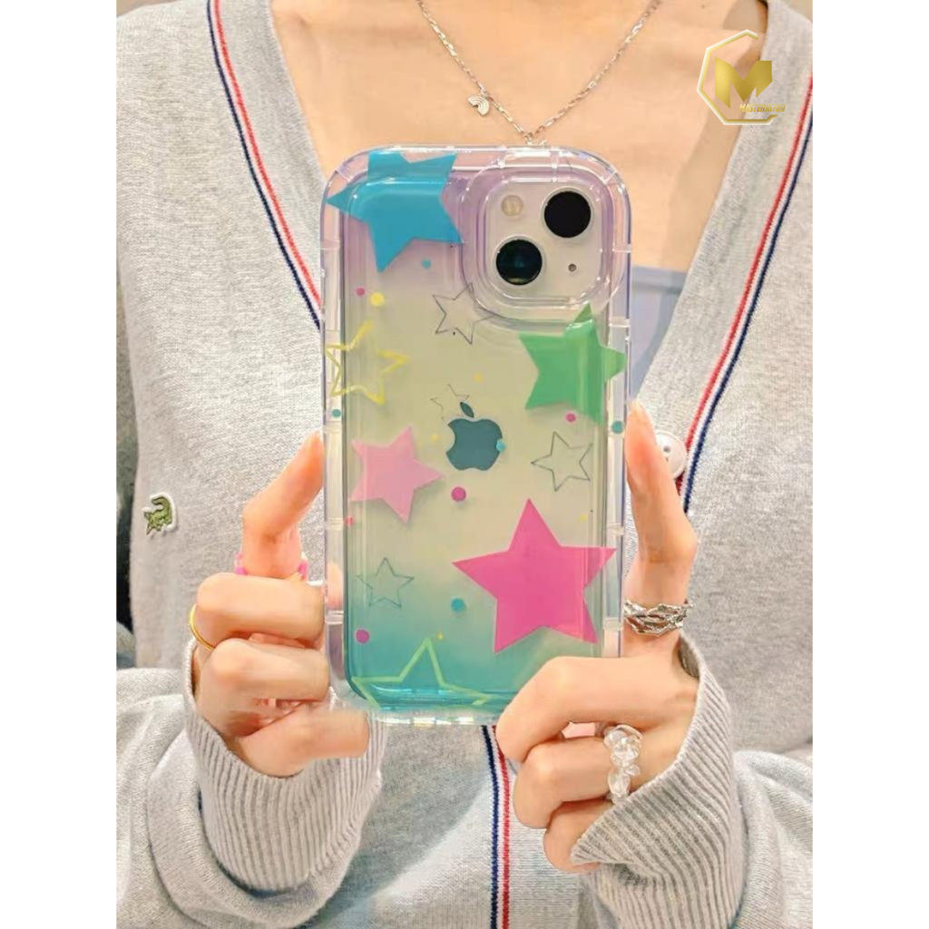 SS835 SOFTCASE SILIKON SHOCKPROOF AIR BAG STAR COLORFULL FOR REALME 5 5I 5S C3 6I NARZO 10 10A 20A 7I C17 10 4G C11 2020 C12 C25 C25S 20 C15 C20 C20A C11 2021 50I C21Y C25Y C30 C30S 50I PRIME C31 C33 C35 50A PRIME C55 REALME C53 NARZO N53 MA5053