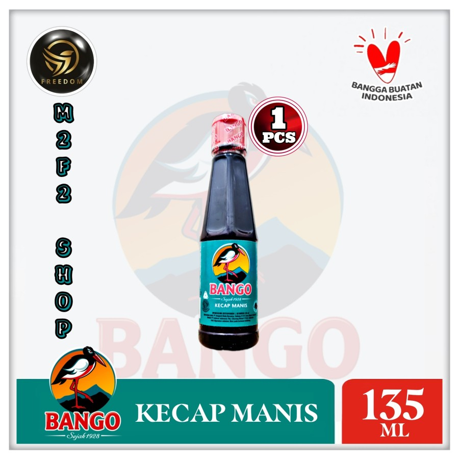 

Bango Kecap Manis Original Botol Kecil Plastik Pet - 135 ml (Kemasan Satuan)