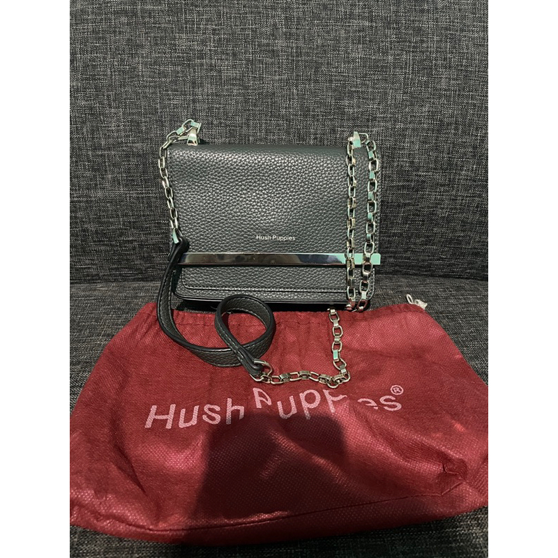 Hush Puppies Sling Bag Khloe M Olive 2nd Good Condition