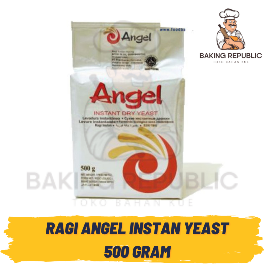 

RAGI | ANGEL INSTAN YEAST WHITE DRY | 500 GRAM | KEMASAN VAKUM