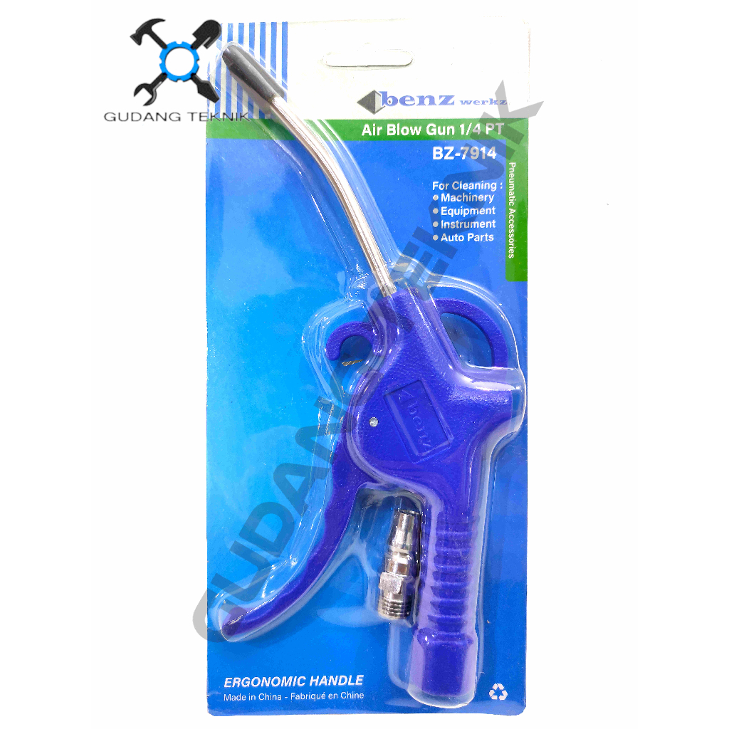 Air Duster Alat Semprotan Tembakan Angin Udara 1/4&quot; BZ7914 BENZ / Air Blow Gun Alat Semprotan Angin 1/4 Inch BZ 7914  BENZ