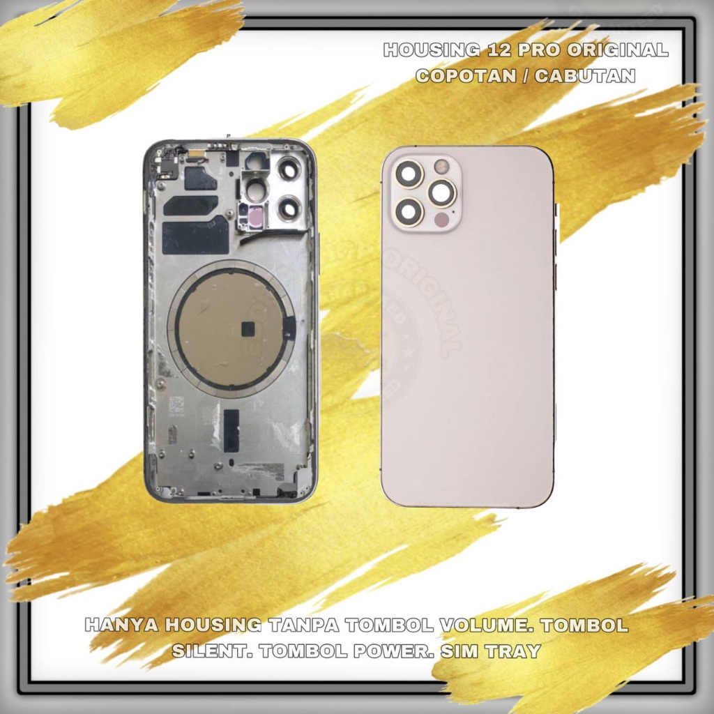 HOUSING / CASING 12 PRO COPOTAN ORIGINAL BEKAS KEMULUSAN 80%