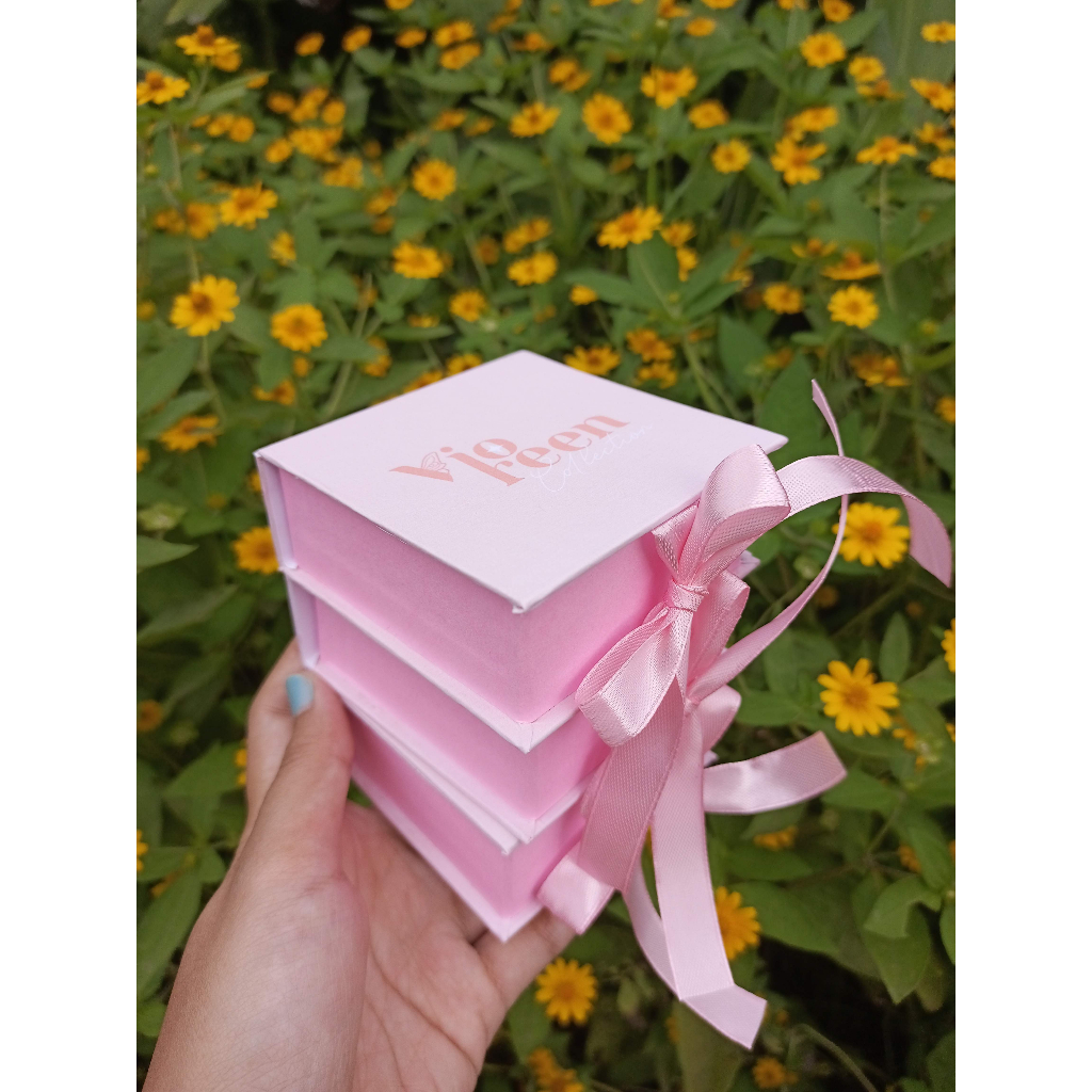

Gift BOX 10x10x6 cm || Custom Design || Kotak Kado accesories || hampers || Kotak Perhiasan