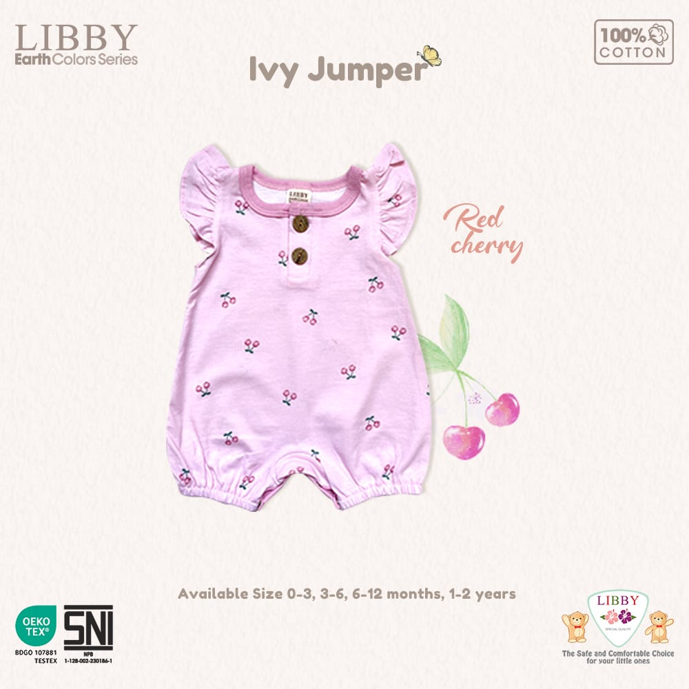 LIBBY Earth Colour New Ivy Jumper Ruffle Motif (1 Pcs)