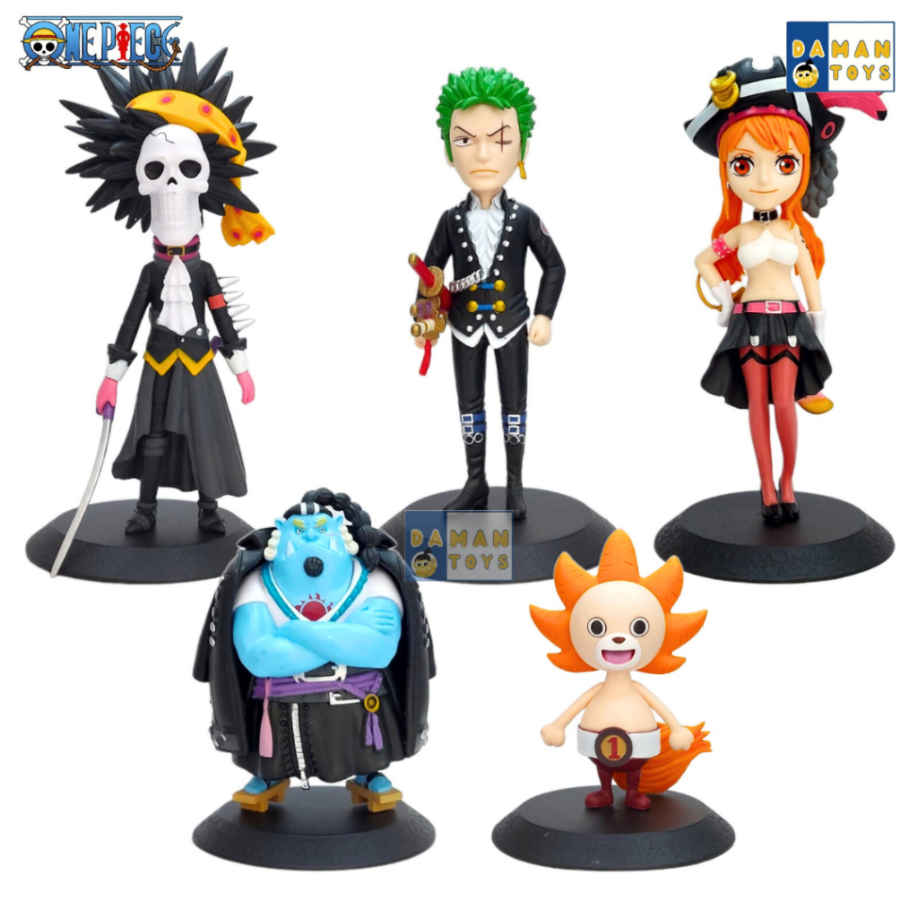 Action Figure One Piece Wcf  Luffy Sanji Chopper Franky Utah Brook Jinbei Sunny Anime Pajangan Koleksi