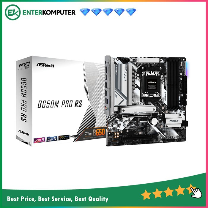 Motherboard ASRock B650M Pro RS - AM5, AMD B650, DDR5, USB3.2 Type-C