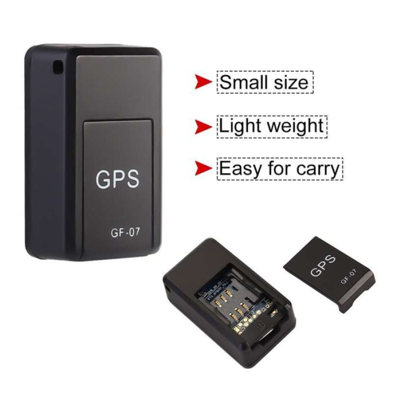 Pelacak GPS Mini GF07 / GF09 GPS Alat Perekam Lokasi GPS Anti Hilang Mendukung Operasi Jarak Jauh GPRS Ponsel