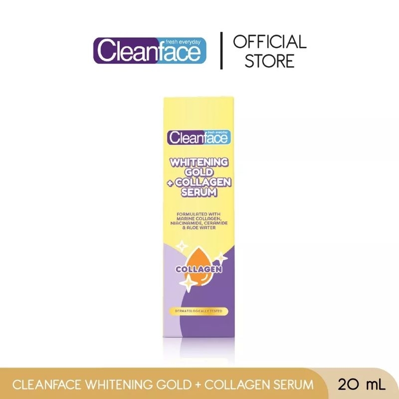 CLEANFACE WHITENING GOLD+COLLAGEN SERUM