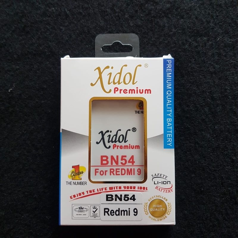 Baterai Xidol Batre Idol Xiaomi Redmi 9 BN54 Battery Premium