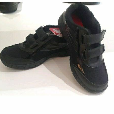 B'FIRST BATA SEPATU SEKOLAH HITAM MODEL STRAP - ORIGINAL BATA
