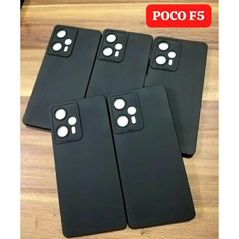 CASE POCO M5 F5 5G F4 GT F4 5G X3 GT M5 REDMI NOTE 10 PRO 5G NOTE 10 5G POCO M3 PRO 5G SOFT CASE PREMIUM BLACK MACARON  CAMERA PROTECTION