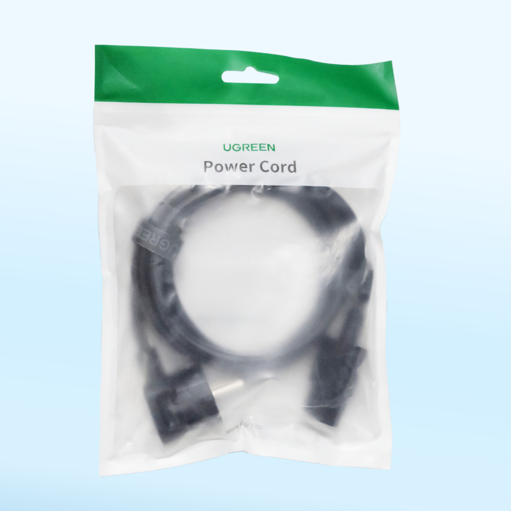 UGREEN Kabel Power Cord untuk CPU PC PRINTER UPS 2 Meter C13 EU 15364