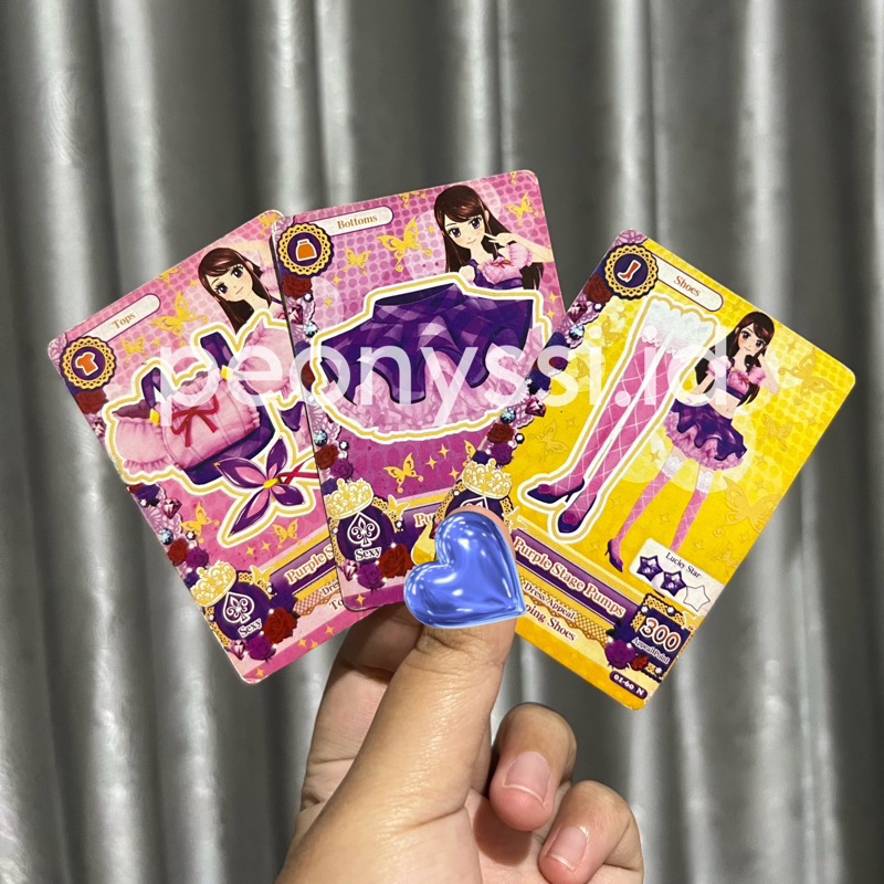Aikatsu Card — Ran Purple Stage Set [FAKE]