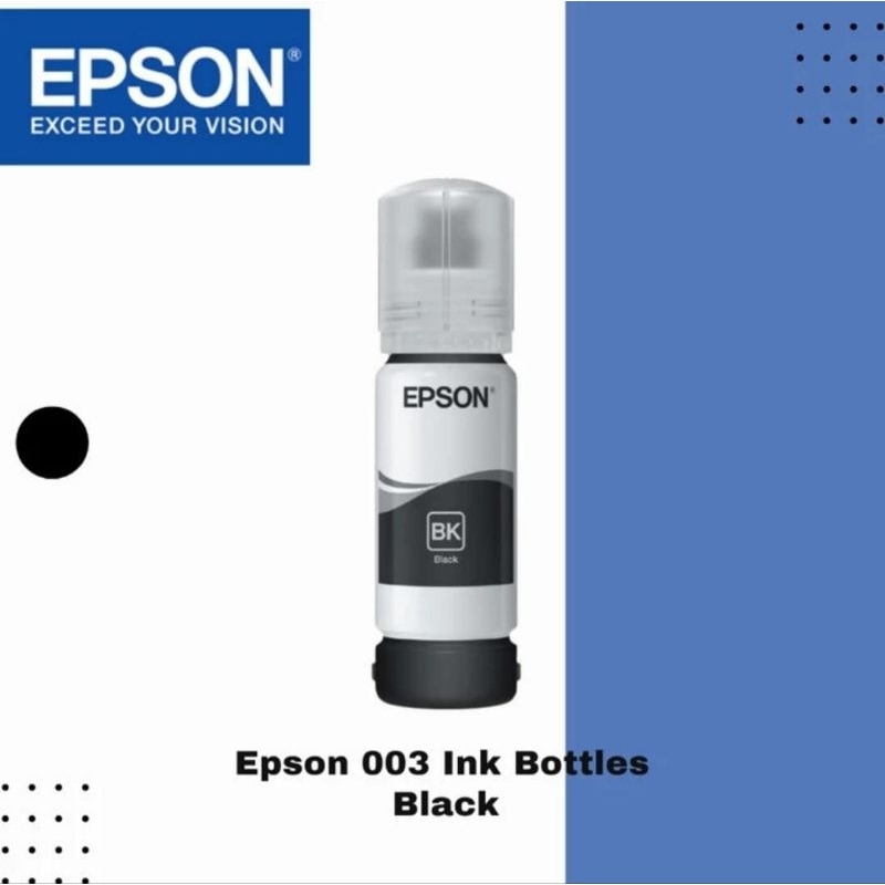 Tinta Epson 003 Black Refill Ink printer L1110 L3110 L3150 L5190