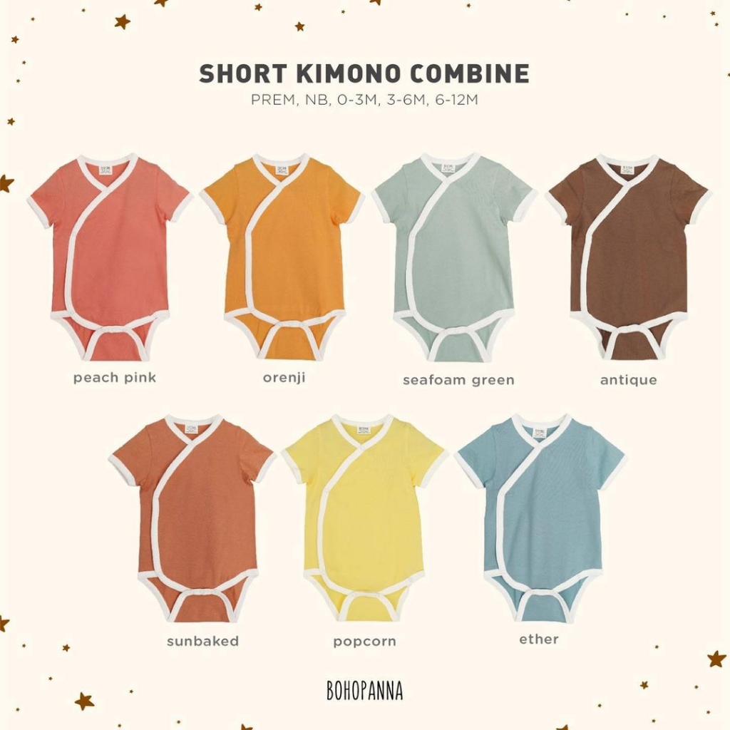 BOHOPANNA - SHORT KIMONO COMBINE - Jumper Bayi