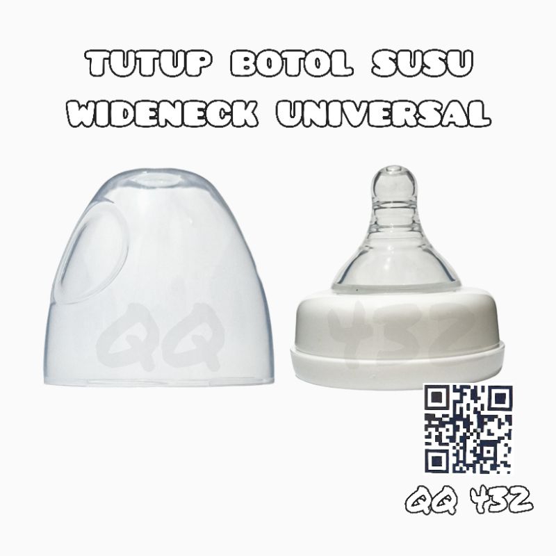 [New Item] Tutup botol Dot Nipple pompa asi cocok untuk semua botol wide neck 5cm