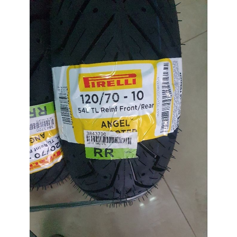 Ban Pirelli Vespa LX,V,S, Piaggio Zip Belakang 120/70-10 Tubeless