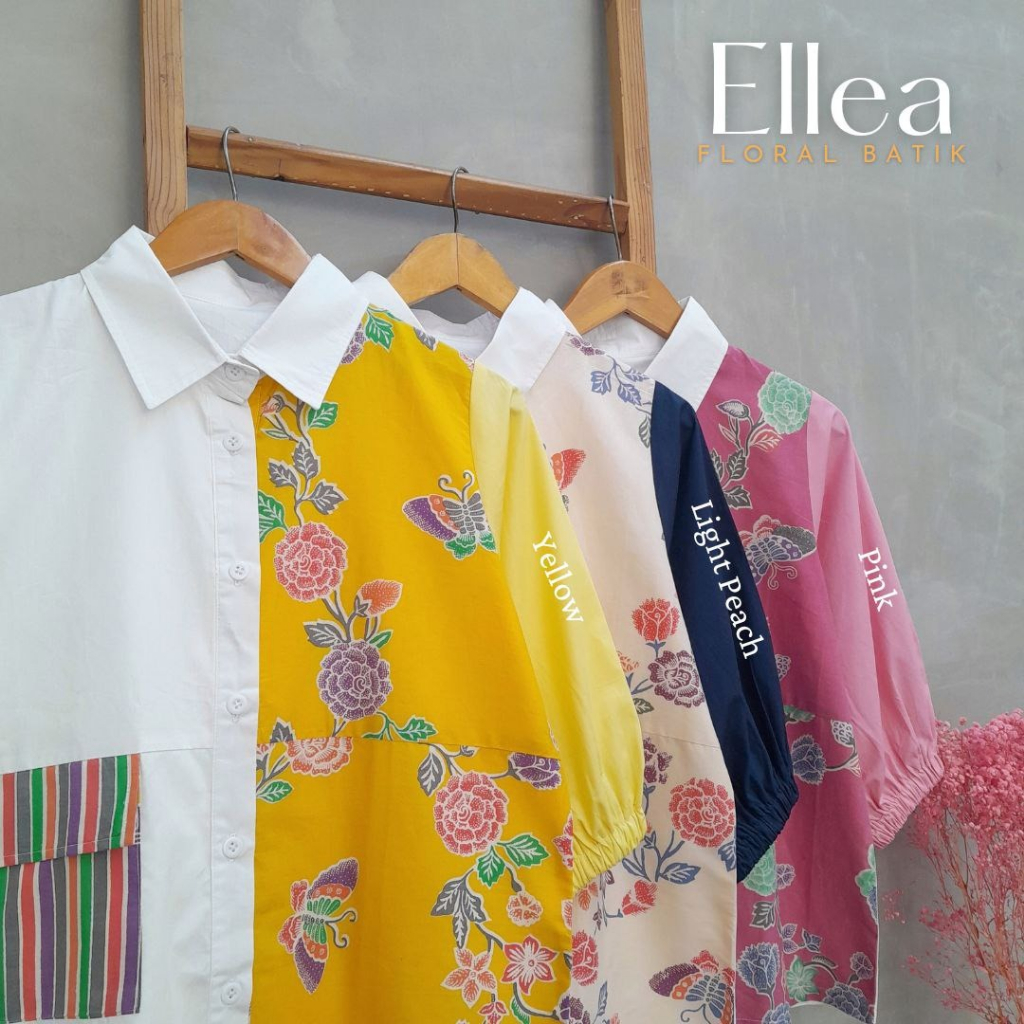 CallieTamami -  A 6562 Ellea Floral Batik ( Penempatan Motif Random )