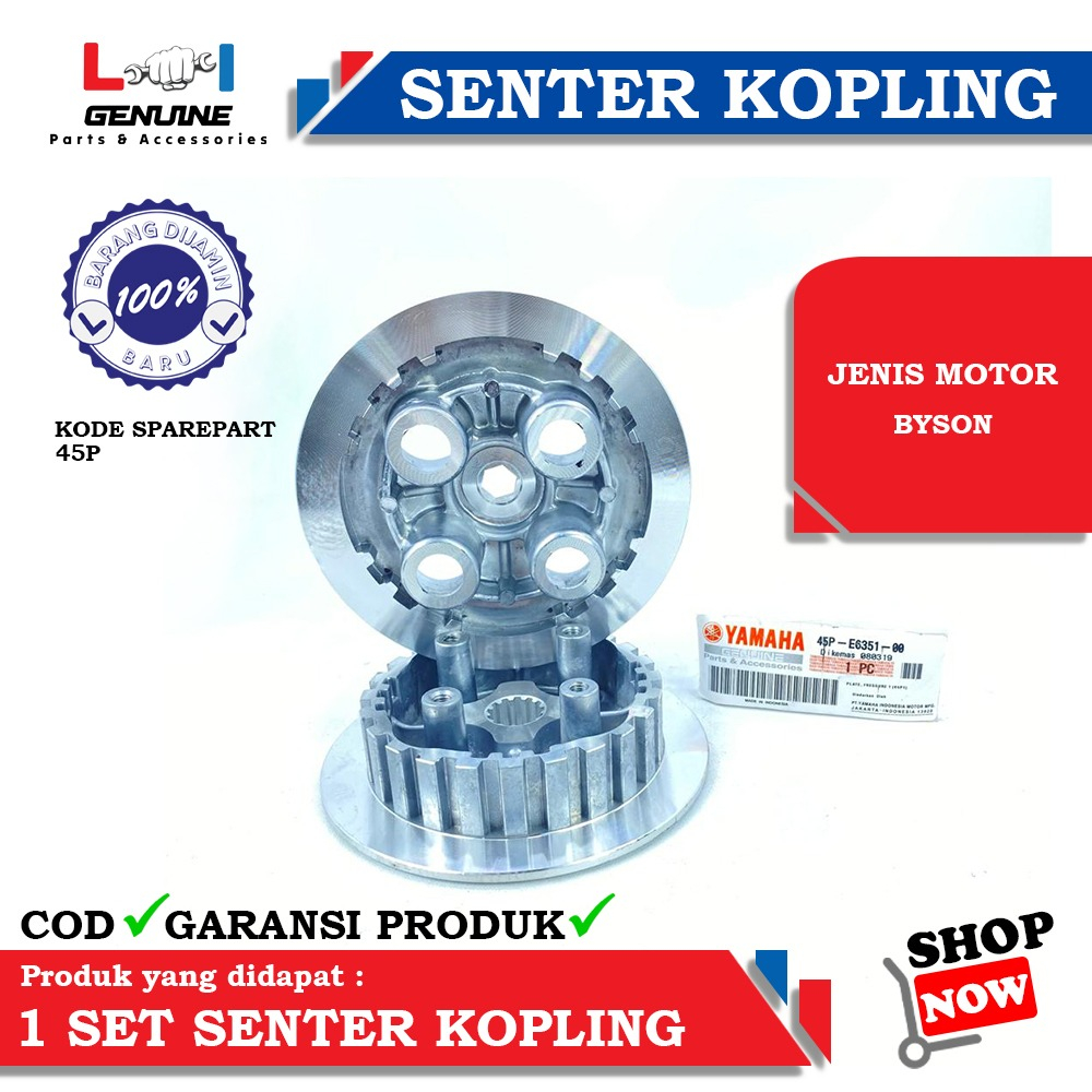 -LOI- RUMAH KOPLING ASSY SENTER KOPLING SET LAWAN KAKI 4 BYSON 45P