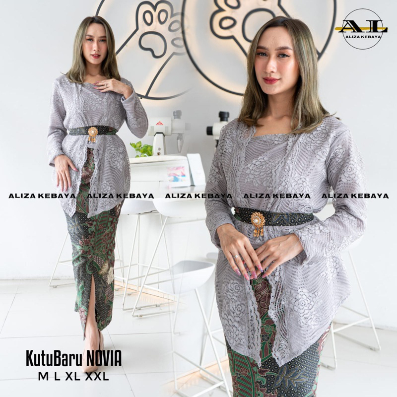 Kebaya Modern / Kebaya Kutu Baru Novia  / Kebaya Wisuda / Kebaya Pendek / Kebaya Natal / Kebaya Pesta / Kebaya Brukat