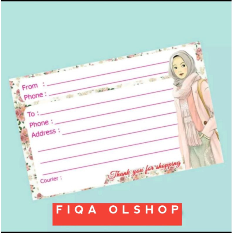 

50PCS | STIKER PENGIRIMAN | STIKER PENGIRIMAN OLSHOP MURAH