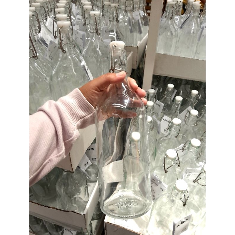 (COD FREE BUBLE )KORKEN BOTOL MINUMAN DENGAN PENUTUL 1 L 500 ML