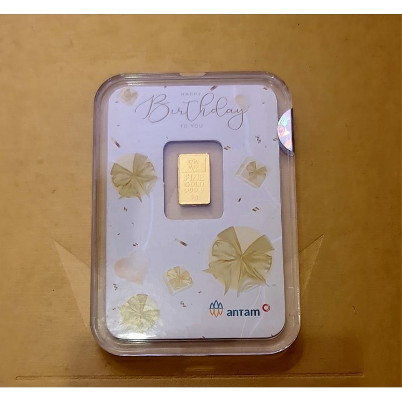 LOGAM MULIA GIFT SERIES EMASKITA ANTAM 1 GRAM WITH BULLION PROTECT