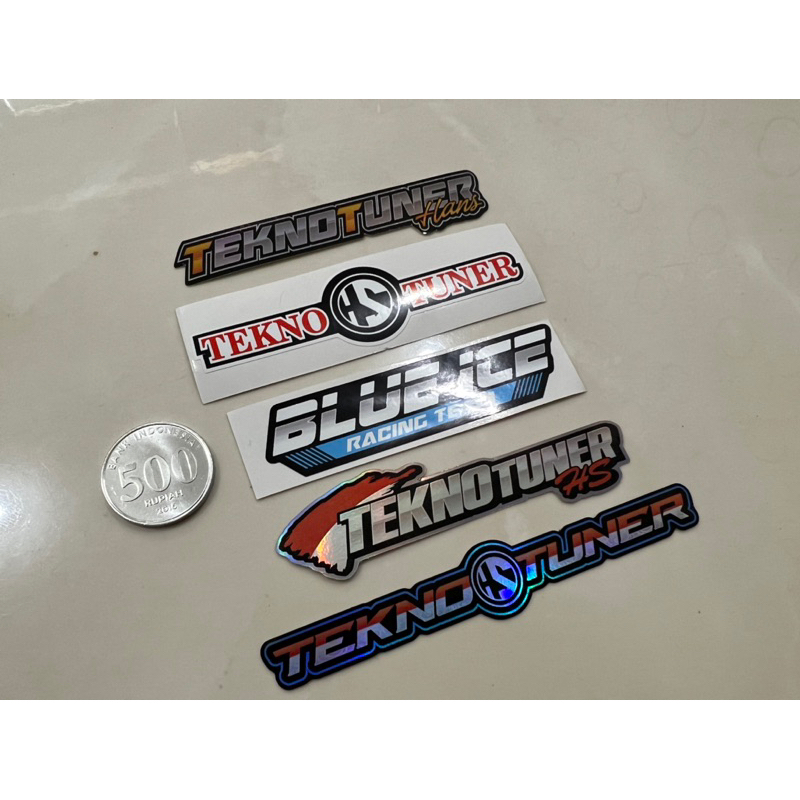 STICKER ORIGINAL TEKNOTUNER HS TEKNO TUNER HS BLUEICERACINGTEAM STIKER SETIKER STICKER