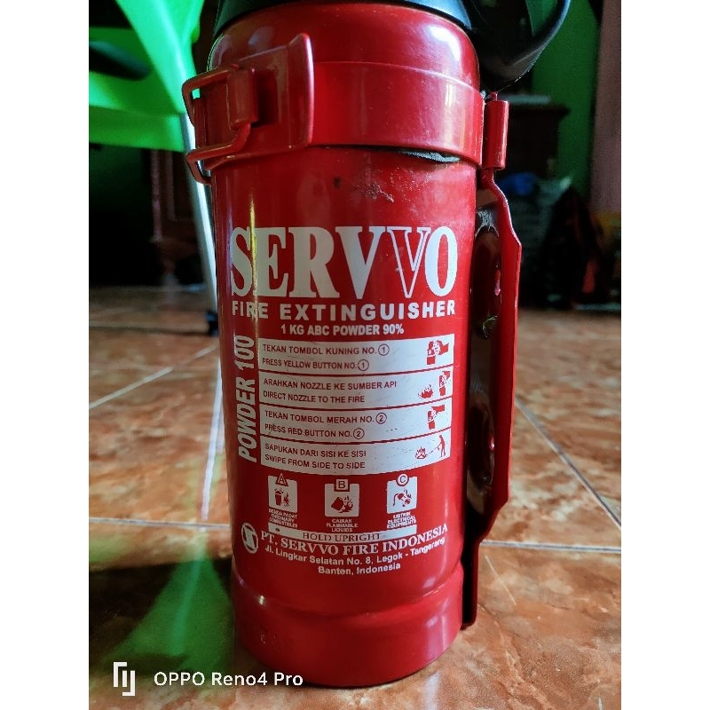 Gas pemadam kebakaran Servvo 1 KG Exp 2031 untuk mobil atau Apar mobil Daihatsu Sigra