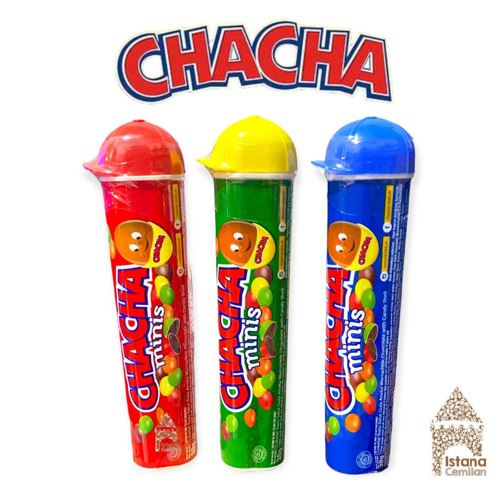 

Delfi Cha Cha Minis Tube / Cokelat Chacha Mini