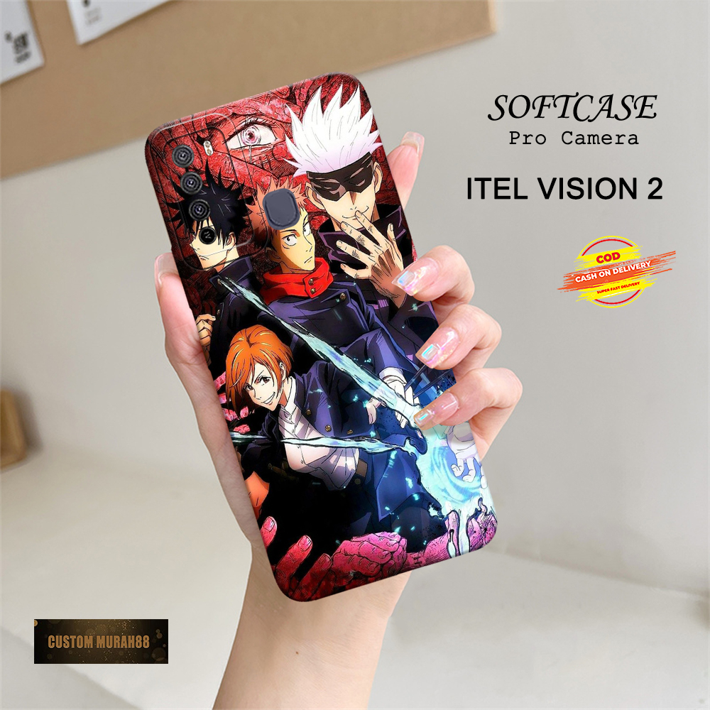 Case Itel Vision 2 Terbaru - Fashion Case Anime - Casing Hp Itel Vision 2 - Soft Case Hp Itel Vision