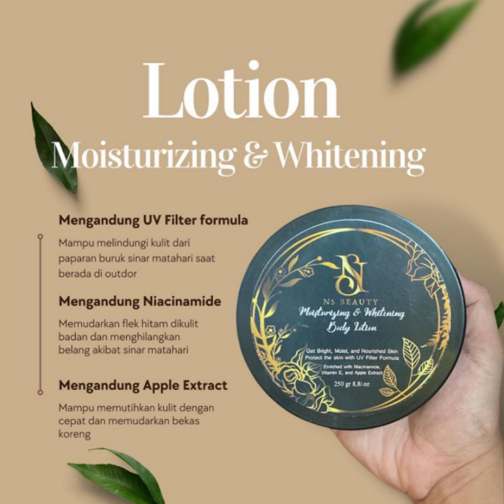 [ Agen Resmi ] NS BEAUTY HB Lotion Pemutih Terampuh 10x Ekstra Whitening BPOM