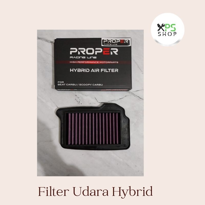 Filter Udara Proper Racing Line Beat Scoopy Carbu Karbu Hybrid Air Filter