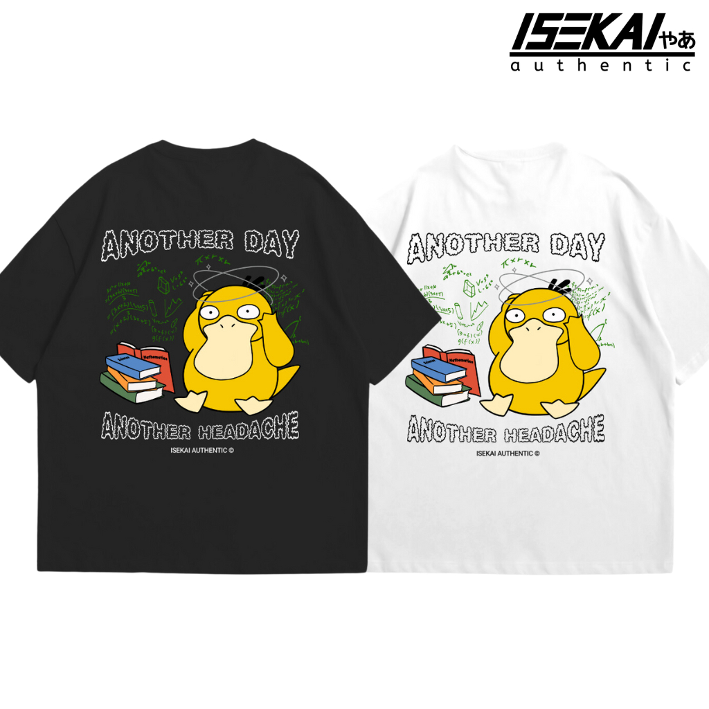 Baju Kaos Psyduck Oversized - Isekai Authentic psyduck stress