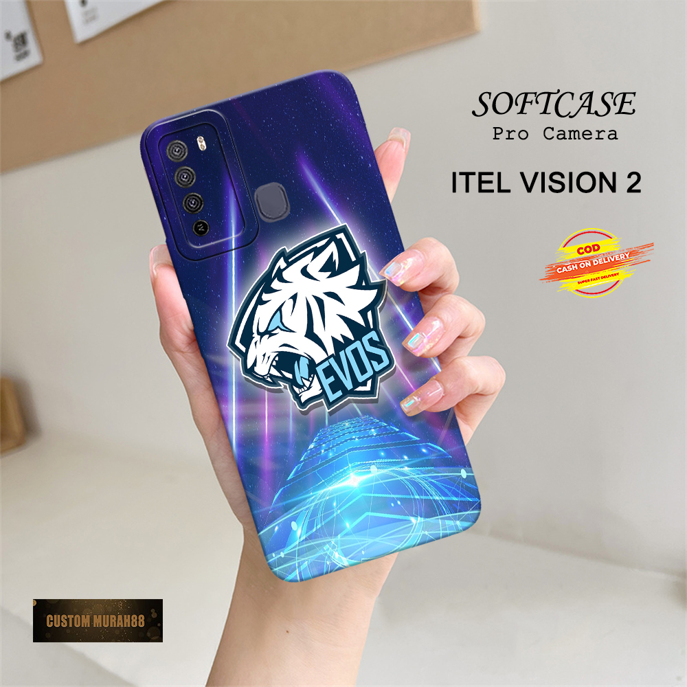 Case Itel Vision 2 Terbaru - Fashion Case Esport - Casing Hp Itel Vision 2 - Soft Case Hp Itel Visio