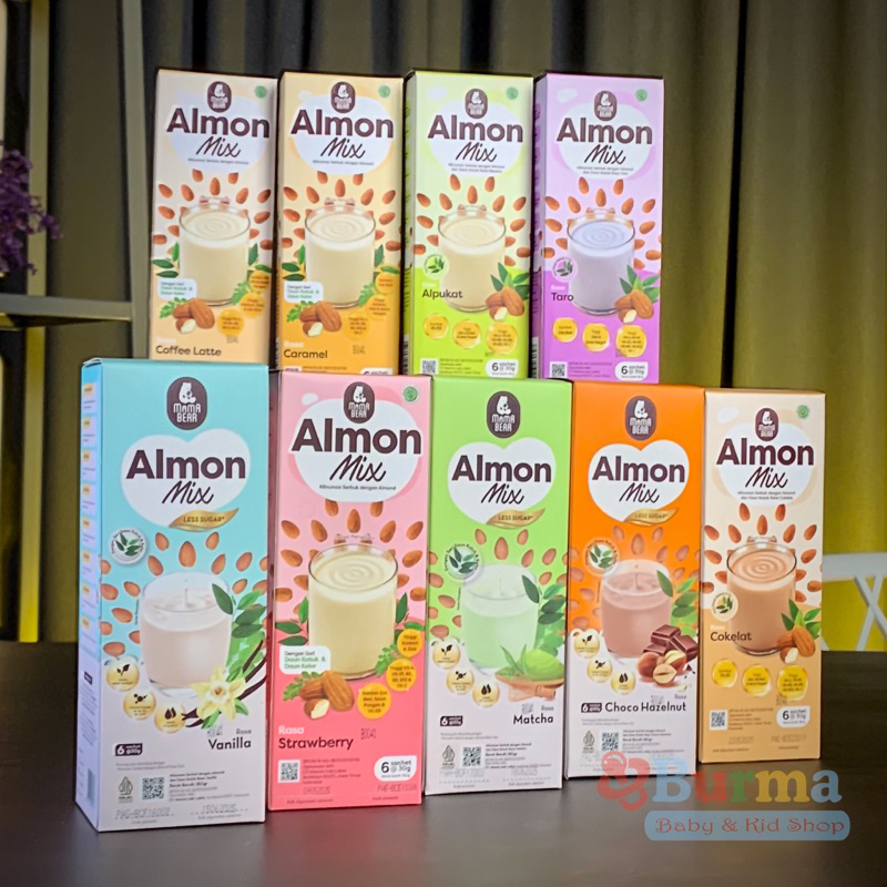 Mamabear almonmix minuman serbuk Almond pelancar asi ibu menyusui - susu Almond ibu menyusui | BOOSTER ASI