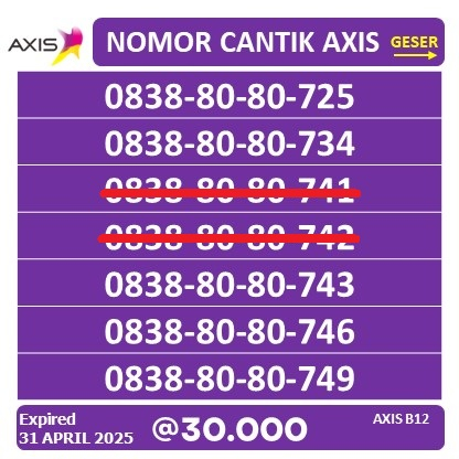 AXIS 11DIGIT 8080