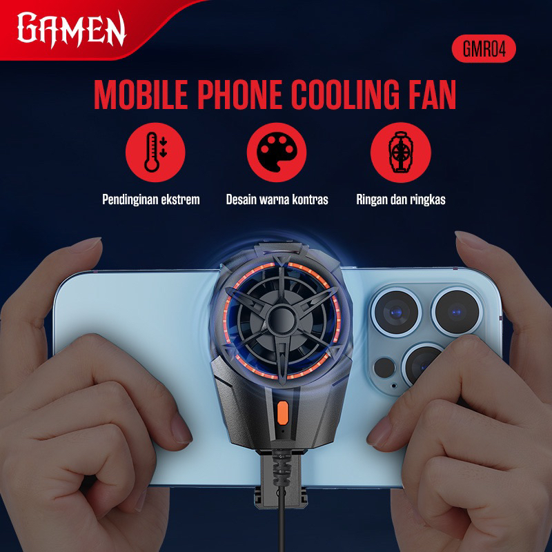 GAMEN GMR04 Fan Cooler Radiator Pendingin HP Cooling Fan Gaming - Garansi 1 Tahun