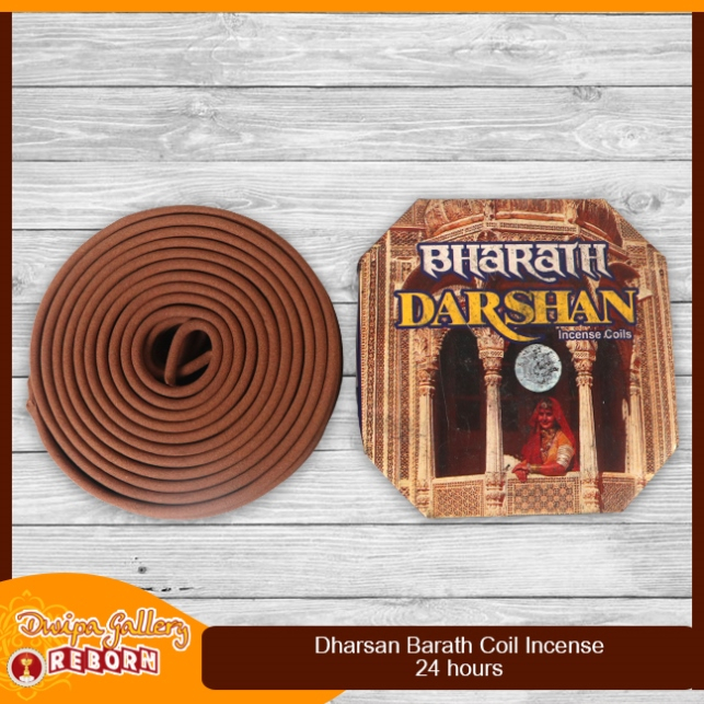 Dupa/ Hio Lingkar Wangi Harum &quot;Darshan&quot; Bharath Coil Incense 24 hours