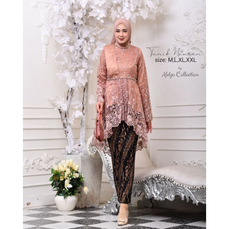 TUNIK NAUREN KEBAYA MODERN / TUNIK KEBAYA WISUDA / TUNIK TRADISIONAL / TUNIK PESTA / TUNIK KEBAYA TERLARIS / TUNIK KEBAYA LAMARAN / TUNIK PENGANTIN / TUNIK KEBAYA TRADISIONAL / ATASAN TRADISIONAL