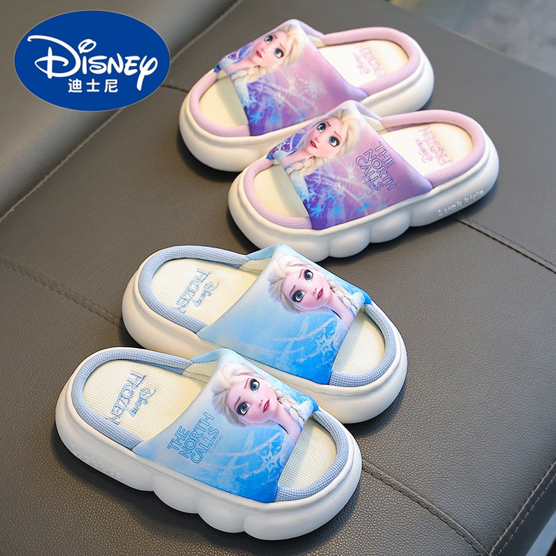 WALVA Ori - S002 Sandal Anak Perempuan Frozen Princess Elsa cute sandals non-slip soft Disney