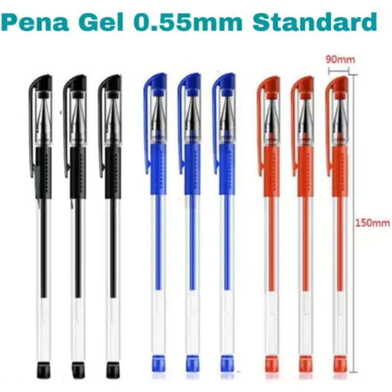 

Pulpen Gel Standar 0.55 mm
