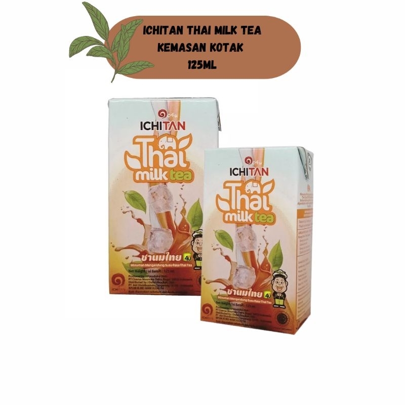 ICHITAN THAI MILK TEA | ICHITAN THAIL MILK TEA 125ML | ICHITAN THAI MILK TEA KEMASAN KOTAK 125ML