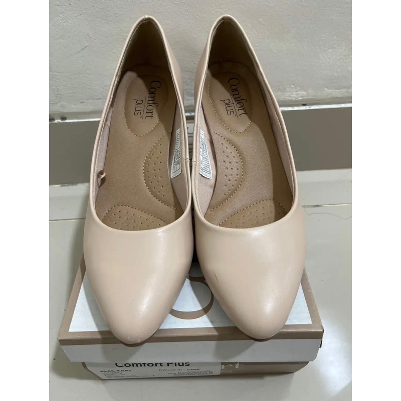 Wedges Comfort Plus Nude